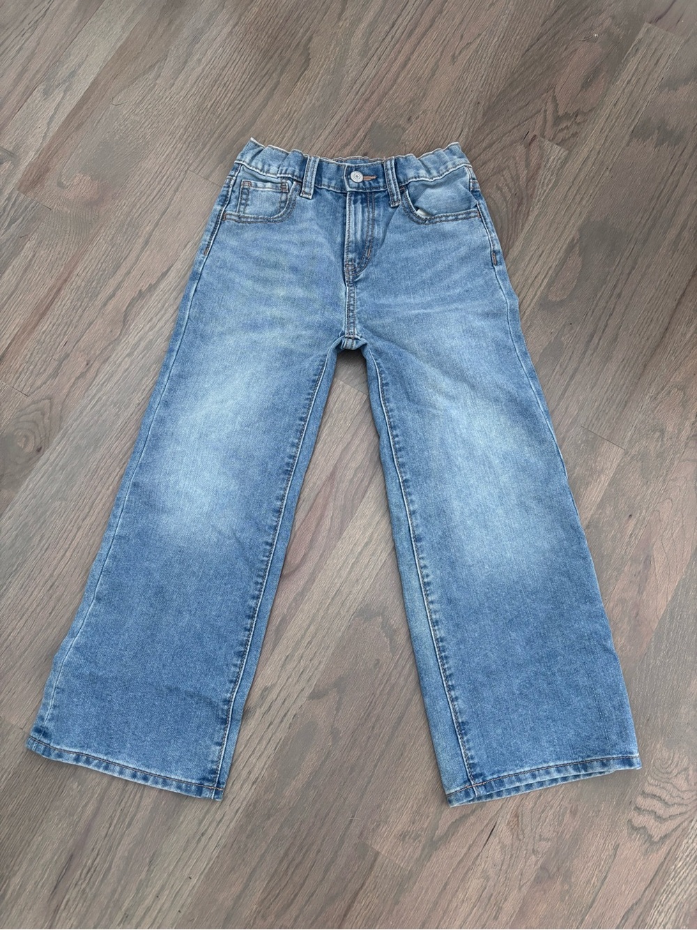 Old Navy Light Blue Wide-Leg Kids Jeans